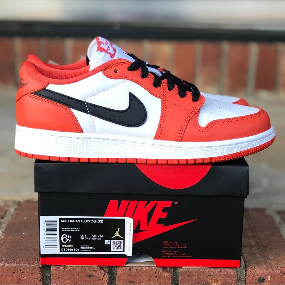 Air Jordan Retro 1 Low OG Shattered Backboard SBB GS Size 6.5Y / 8 Wmns